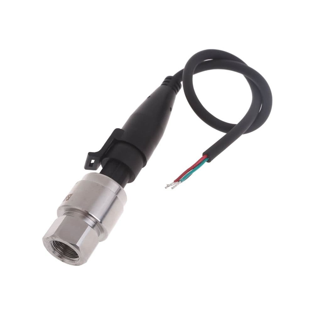Pressure Transducer Stainless Steel 1/4NPT Thread 0-1000PSI for Oil Fuel Water