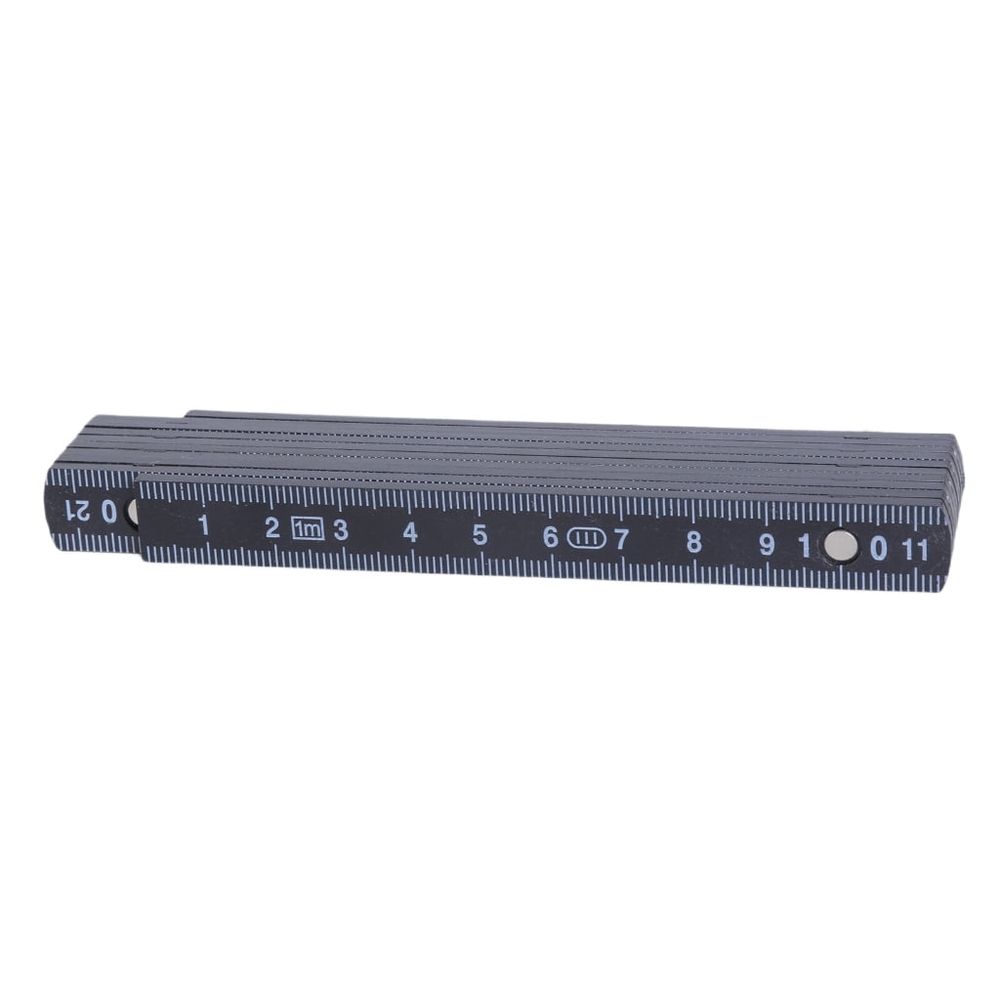 Easy Carry 1 Meter Foldable Ruler with Metal Rivets Engineering Measurement Device for Home Renovations & Classroom Use