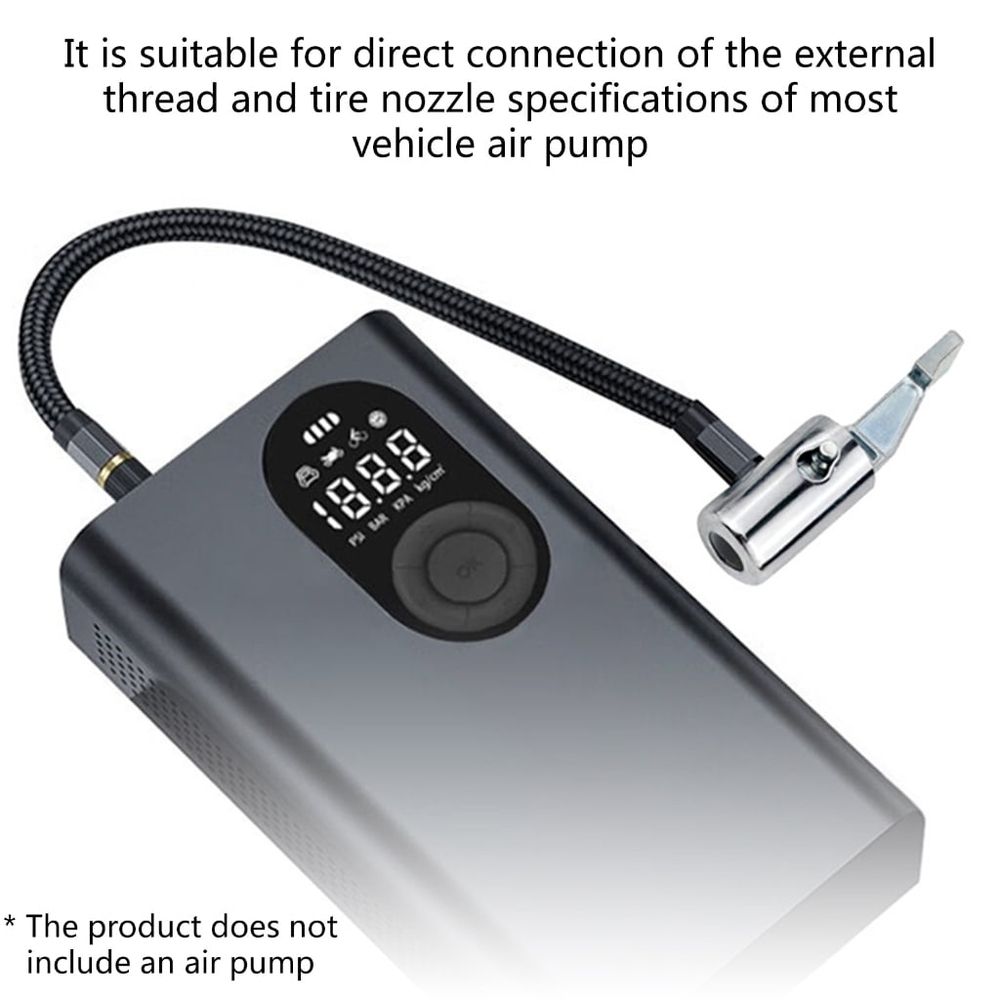 1/4inch Locking On All Metal Air Chuck Portable Air Compressor Tires Inflator Chuck Pumps Replacement Air Nozzle Hose