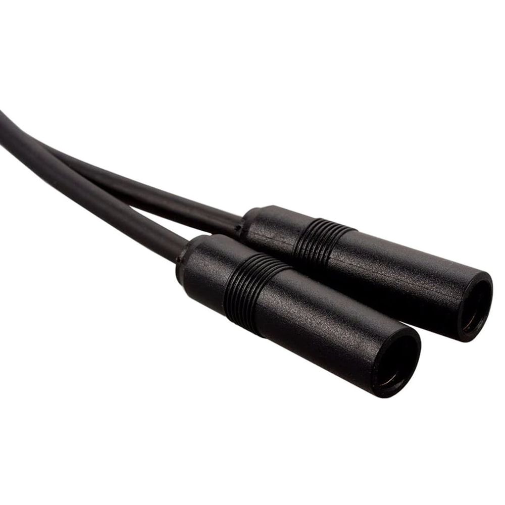 Auto Radio Stereo Antenna Extension Cable AM FM Radio Antenna Splitter Adapter 1 Male to 2 Female Y Adapter Connector