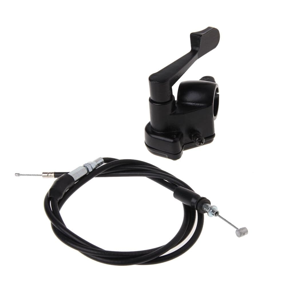 Throttle Lever Thumb Controller Accelerator Cable Assembly 7/8 Inch Black