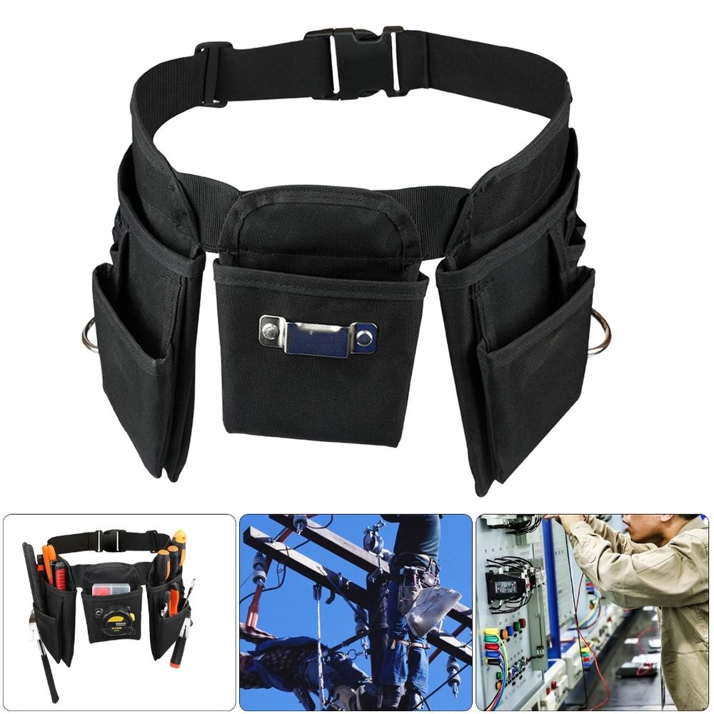 Multifunctional Belt Bag Portable Oxford Cloth Tool Belt with Pockets Gardening Tool Storage Organizers Attachments