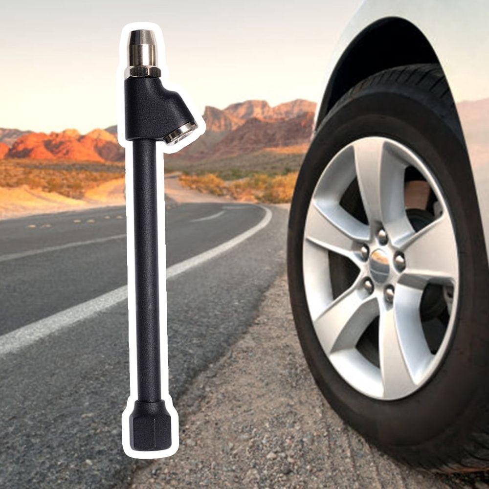 Extended Reach Double Head Air Chuck, 2-Way Connection 1/4" FNPT Closed Air Chuck Tire Chuck
