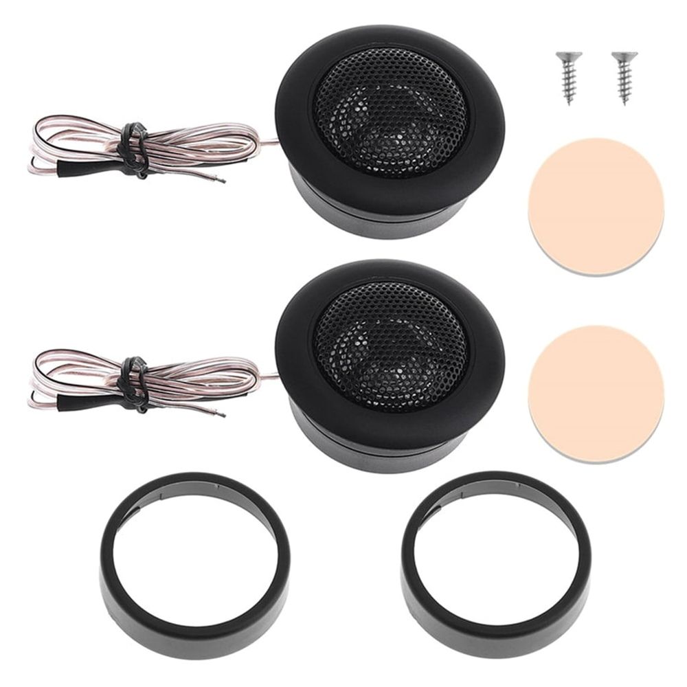High End Car Tweeters Vehicle Loudspeaker High Frequency Horns Superior Sound Speakers Wide Compatibility Modern Look 2x