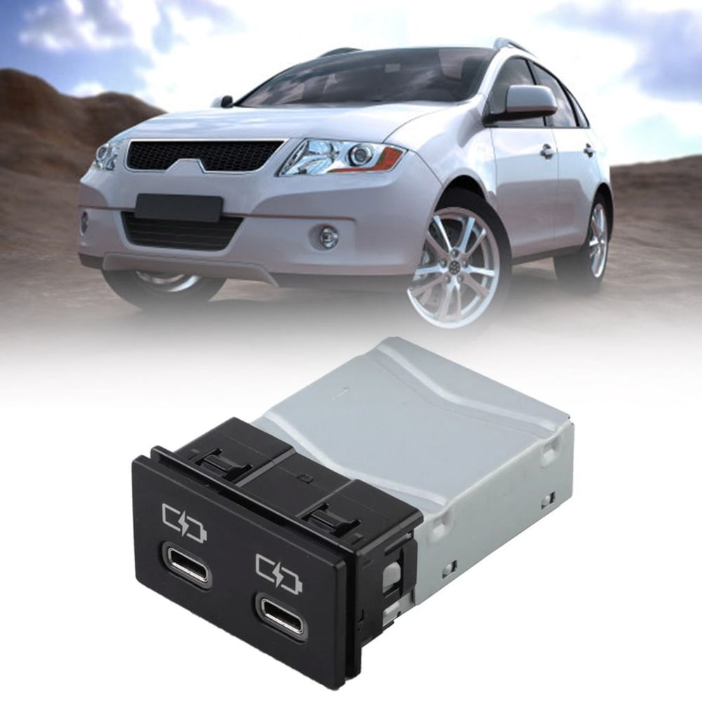 Car USB Port Adapter Audios Player USB Socket Easy Installation for 2021-2022 Replace 85532-0E110 855320E110