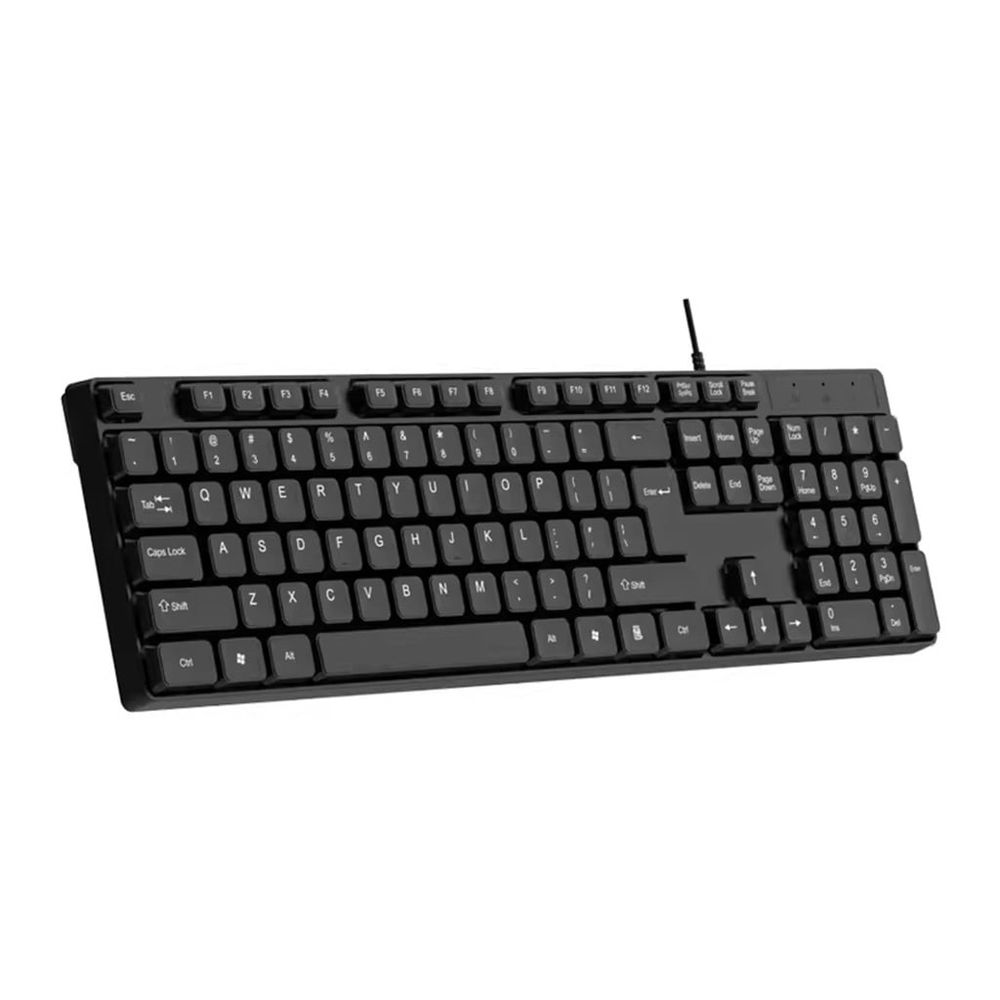 Computer Keyboard With Ergonomic Keys For Seamlessly Typing On Desktop And Laptop