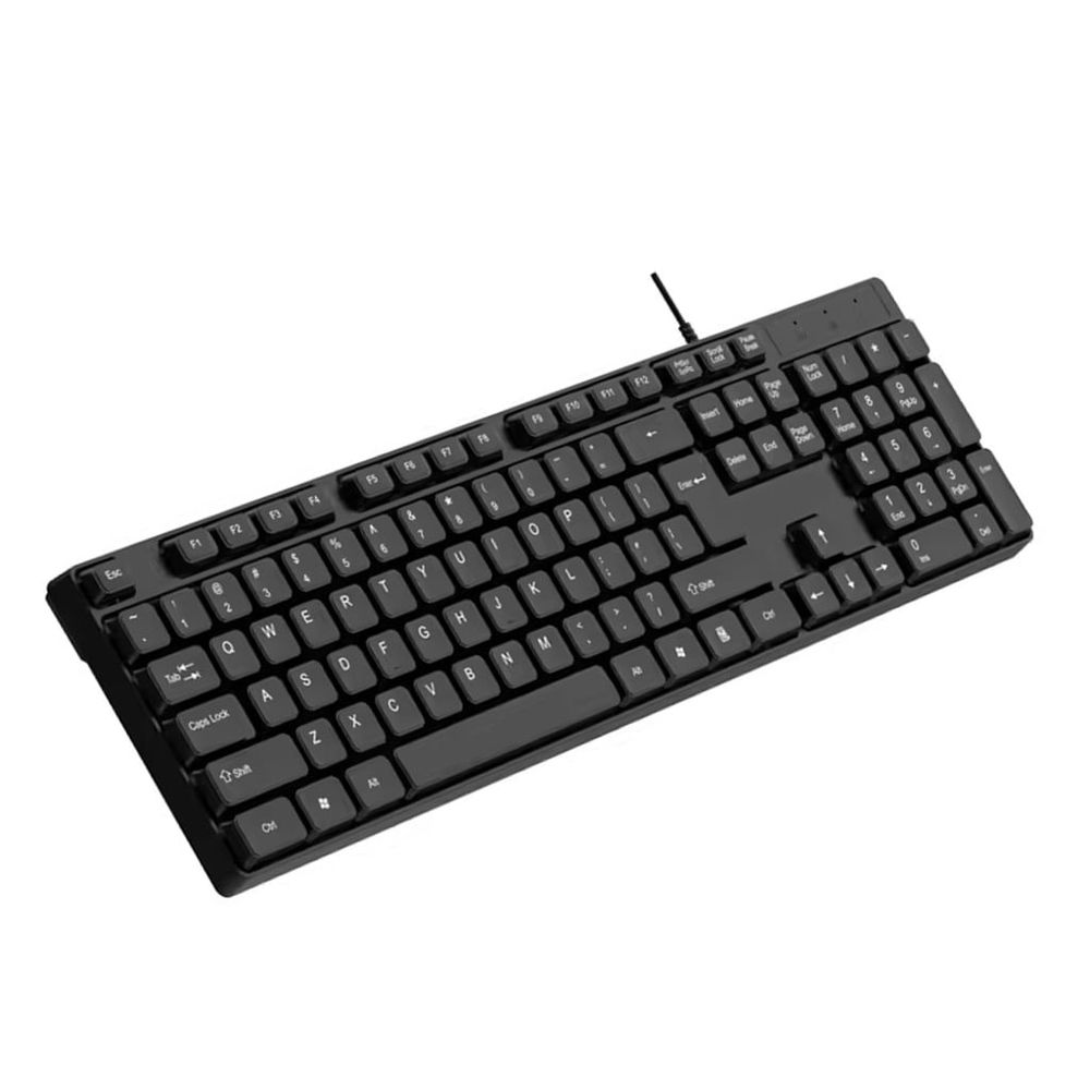 Computer Keyboard With Ergonomic Keys For Seamlessly Typing On Desktop And Laptop