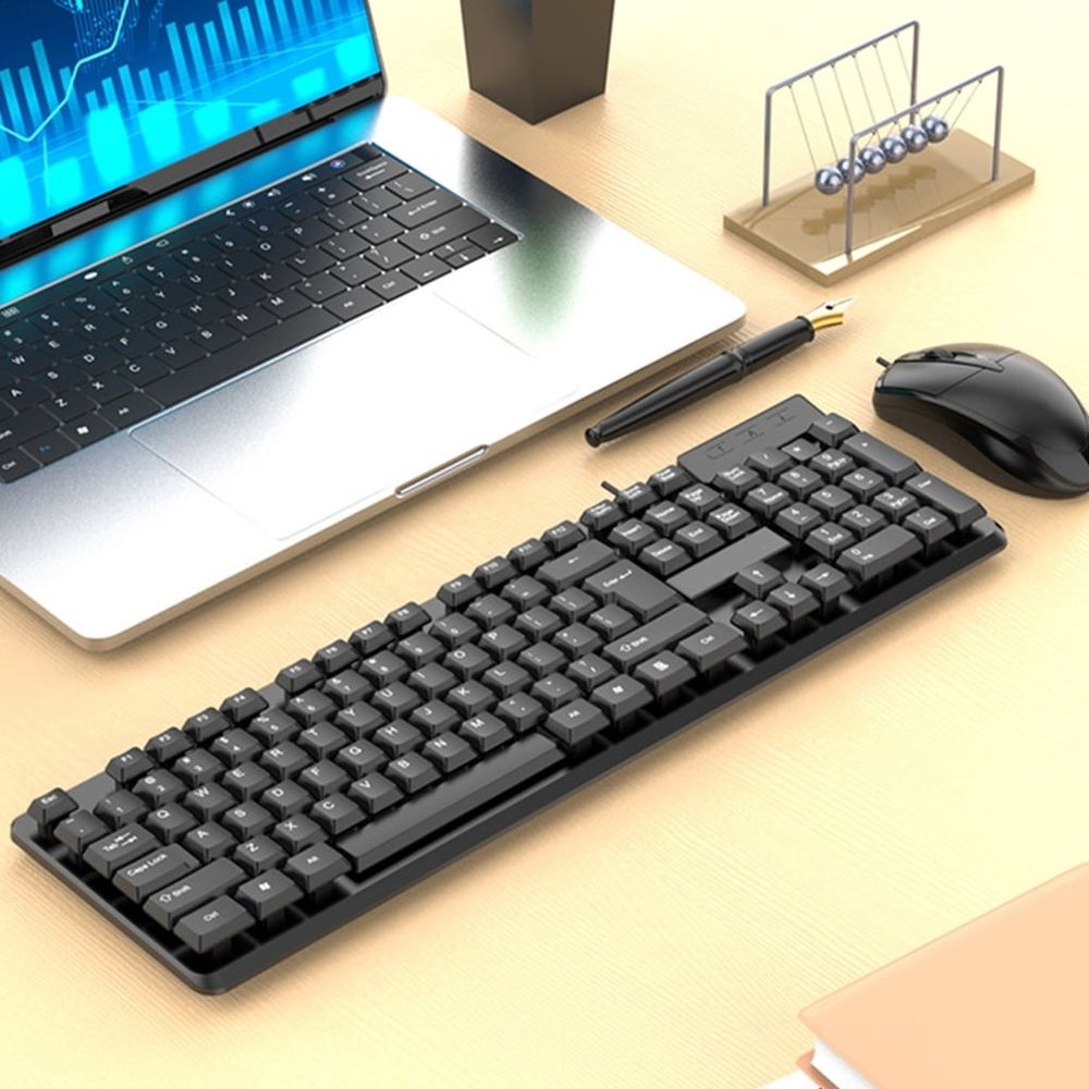 Computer Keyboard With Ergonomic Keys For Seamlessly Typing On Desktop And Laptop