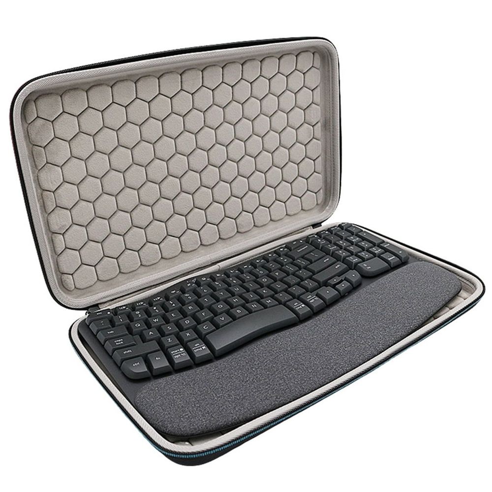 Portable Shockproof Dustproof Keyboard and Mouse Case Bag for Wireless Keyboard Waterproof Bag with Carrying Handle