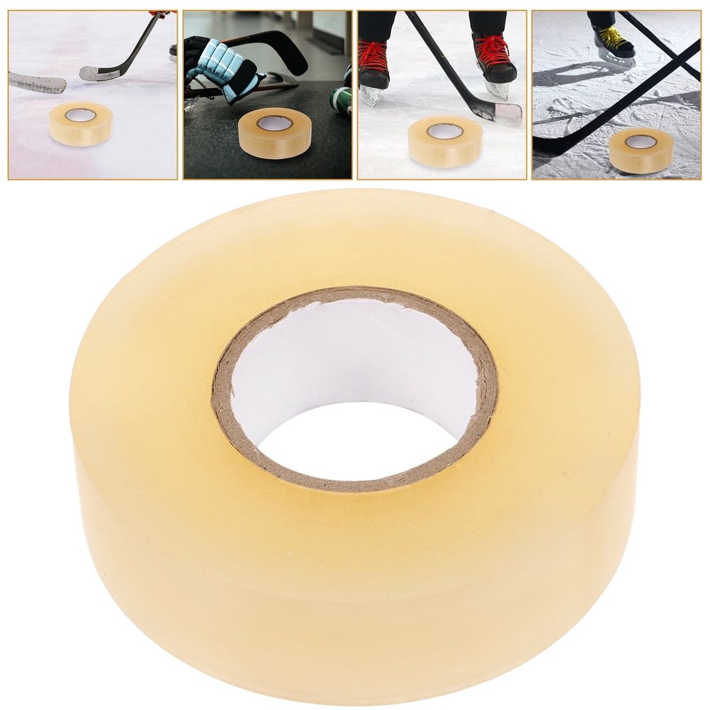Portable Clear Hockey Sports Tape with Easy Cut Design for Custom Fit