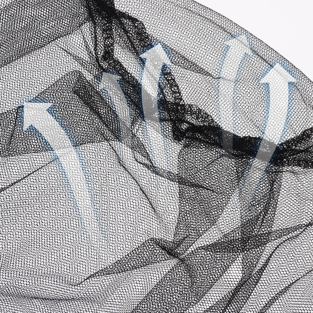 Black Nylon Mosquito Net for Outdoor Fishing and Camping Set