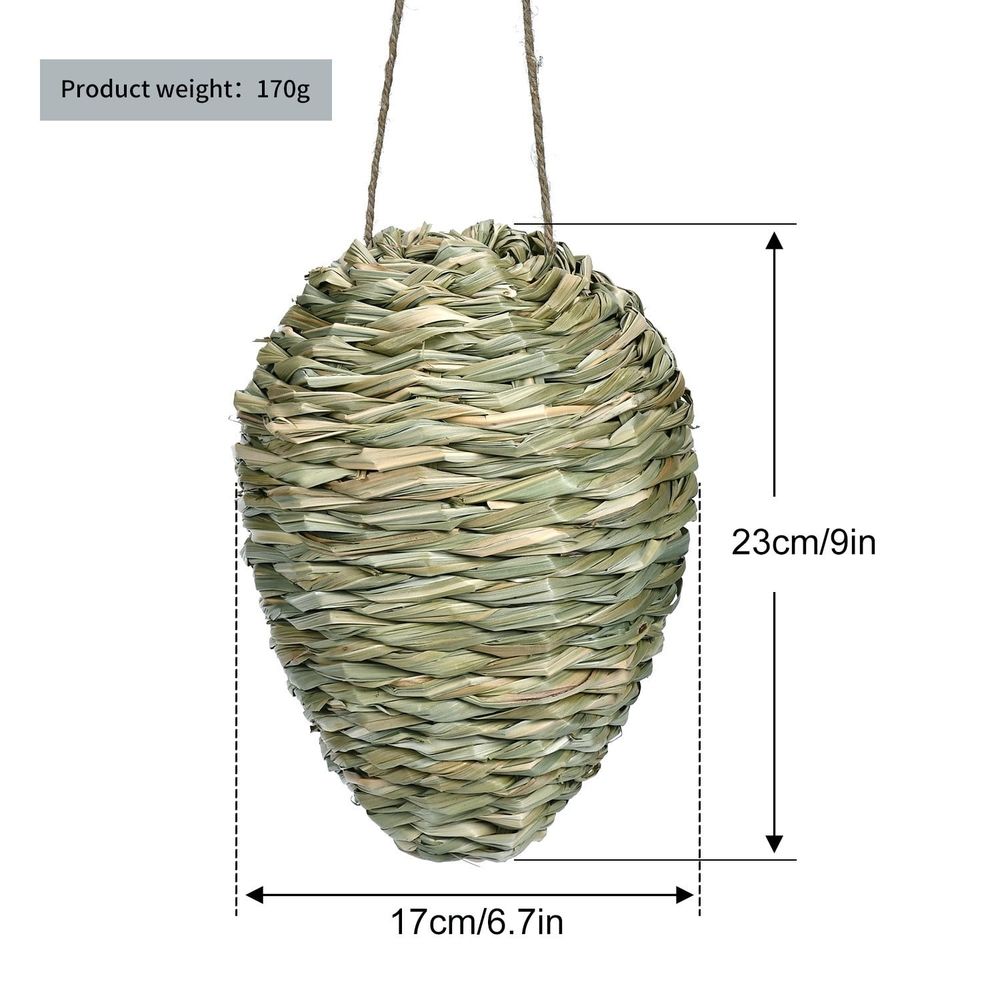 Wasp Nest Decoy, Hanging Artificial Hornet Nest for Outdoor Garden and Patio Decor, Weatherproof Lantern for Deterring Wasps and Bees