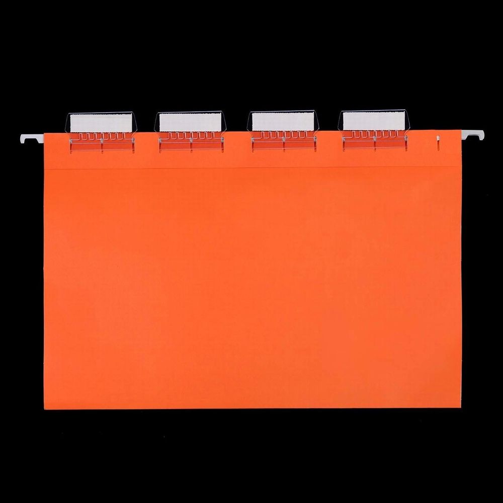 50 Pcs File Folder Tabs, Hanging File Folder Labels Tabs and Inserts for Hanging Folders, Insertable Plastic Tabs Hanging Folder Tabs for Hanging Folders