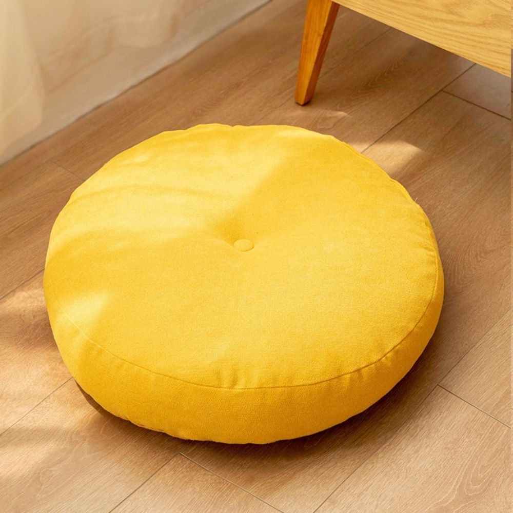 Large Round Floor Cushion Pillow Soft Thick Sitting Pad for Living Room Sofa Bedroom Indoor Relaxation Reading Napping Daily Use