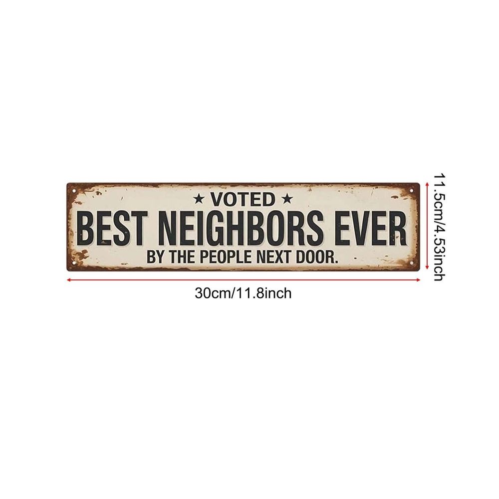 Garden Sign, Vintage Metal Wall Decor, Funny Outdoor Yard Decoration, Welcome Gift for Home, Porch, Front Yard, Party, Seasonal Use
