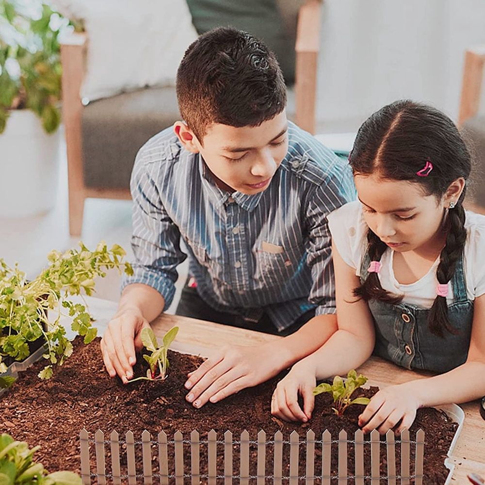 Decorative Miniature Fences Bendable Wood Design for Fairy Garden 1Pcs 35.43 inches x 1.96 inches