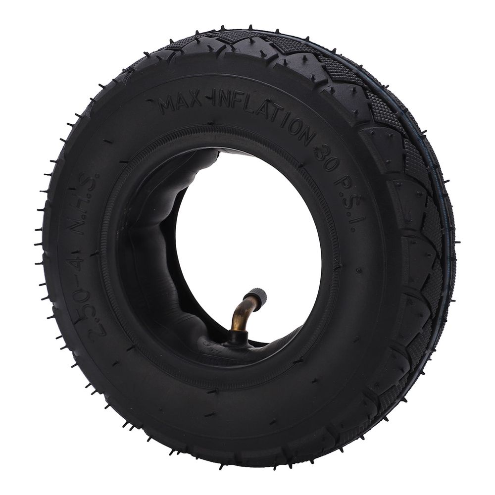 2.50-4 Tire Inner Tube 2.50-4 Tire and Tube, Shock Absorption 2.50-4 Tire Inner Tube Safe Anti Aging for Hand Truck
