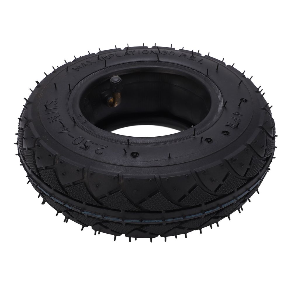 2.50-4 Tire Inner Tube 2.50-4 Tire and Tube, Shock Absorption 2.50-4 Tire Inner Tube Safe Anti Aging for Hand Truck