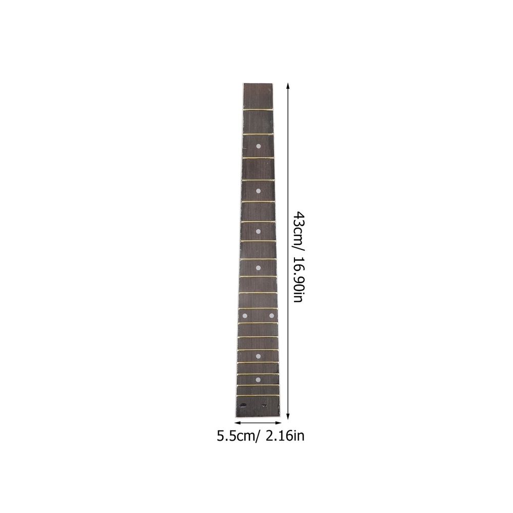 Black Technical Wooden Guitar Fretboard with Easy Installation for Acoustic Guitars