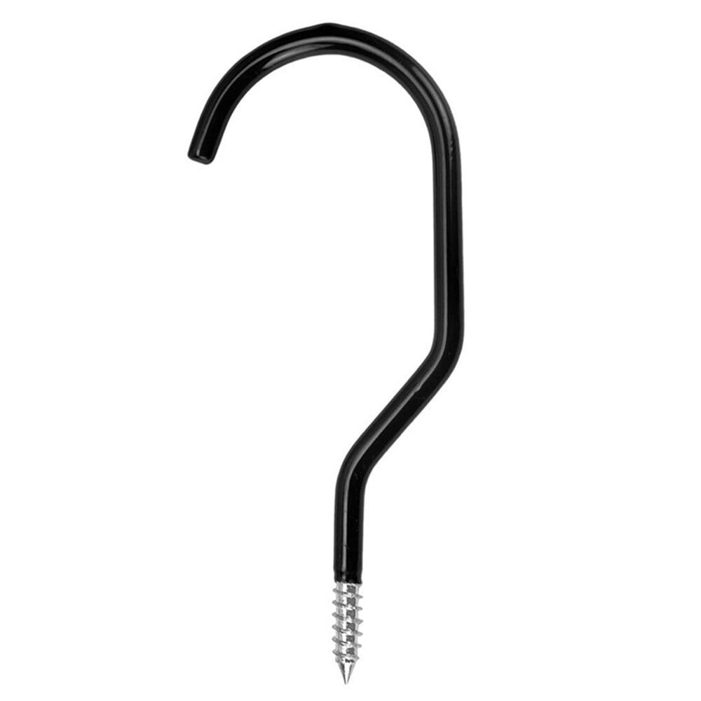 4Sets Black Bike Hook Heavy Duty Steel Storage Hook for Vertical Bike Wall Hanging