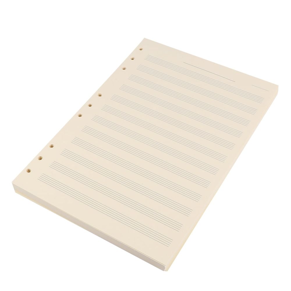 Notebook Refill for Musicians White Easy to Erase Durable 100Sheets