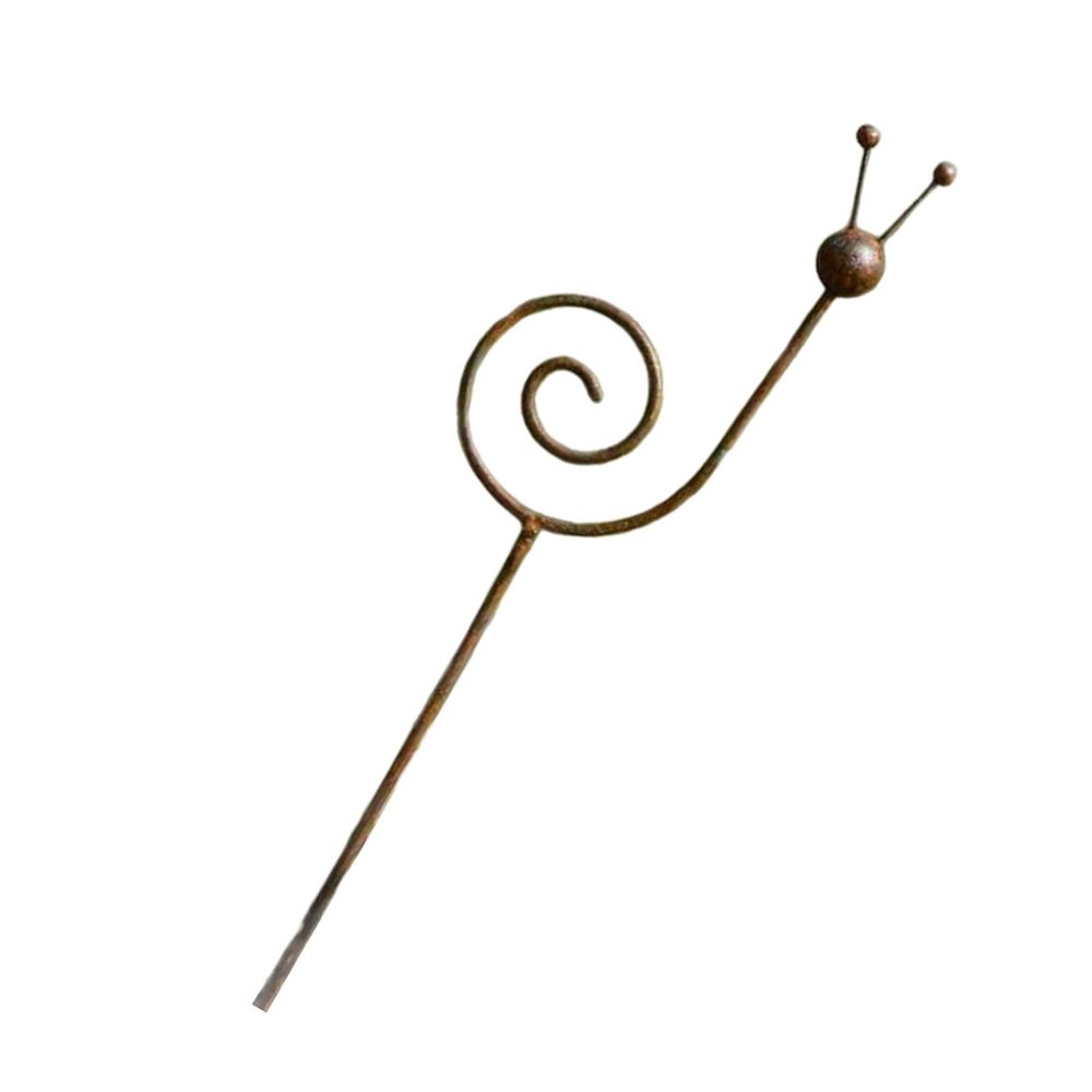 Metal Garden Stake Yard Art Sculpture Rustic Outdoor Lawn Ornament Weather Resistant Patio Porch Backyard Decor Heavy Duty Decorative Garden Statue Easy Install Landscape Accent