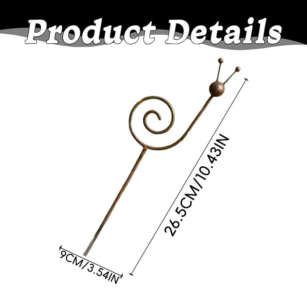 Metal Garden Stake Yard Art Sculpture Rustic Outdoor Lawn Ornament Weather Resistant Patio Porch Backyard Decor Heavy Duty Decorative Garden Statue Easy Install Landscape Accent