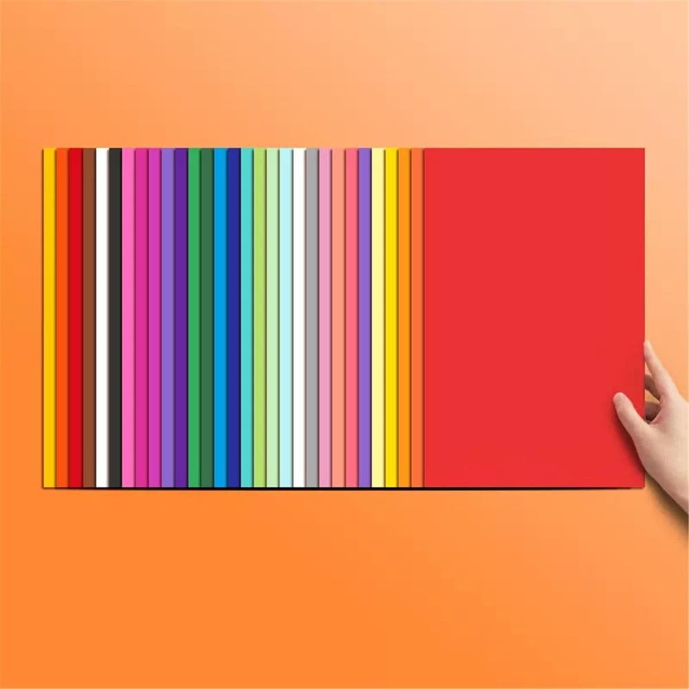 Colored Cardstock Paper Thick Craft Paper Smooth Art Paper for DIY Handmade Crafts 4K