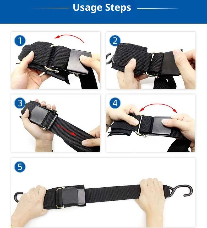Transom Tie Down Straps – Heavy-Duty Boat Trailer Straps for Bass Boats, Jet Skis & More, Secure Fit, Easy to Use - Marine Boat Accessories