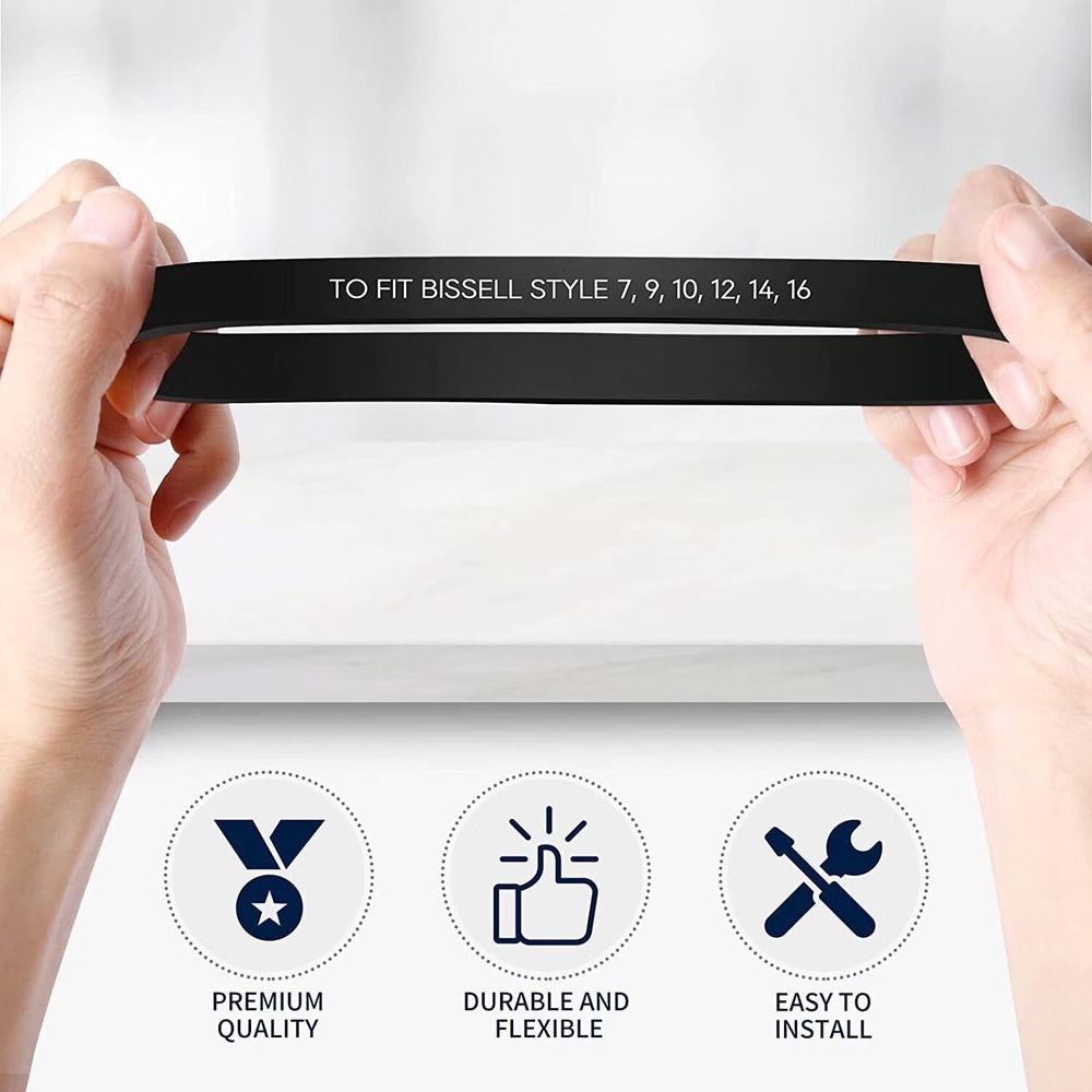 4 Pack Belts Replacement for Vacuum Style 7 9 10 12 14 Belts 3031120