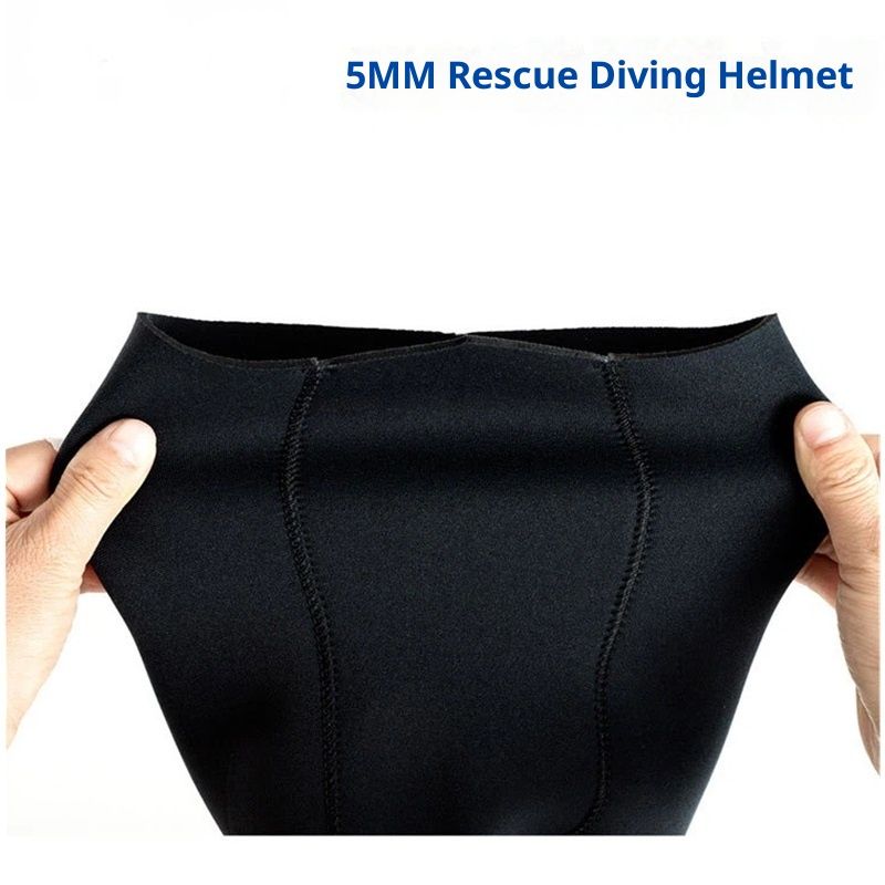 Neoprene Wetsuit Hood Scuba Diving Hood 5MM for Men Women Youth, Bib Dive Cap Surfing Thermal Hood for Kayaking Snorkeling Swimming Sailing Canoeing Water Sports（59-62 cm）