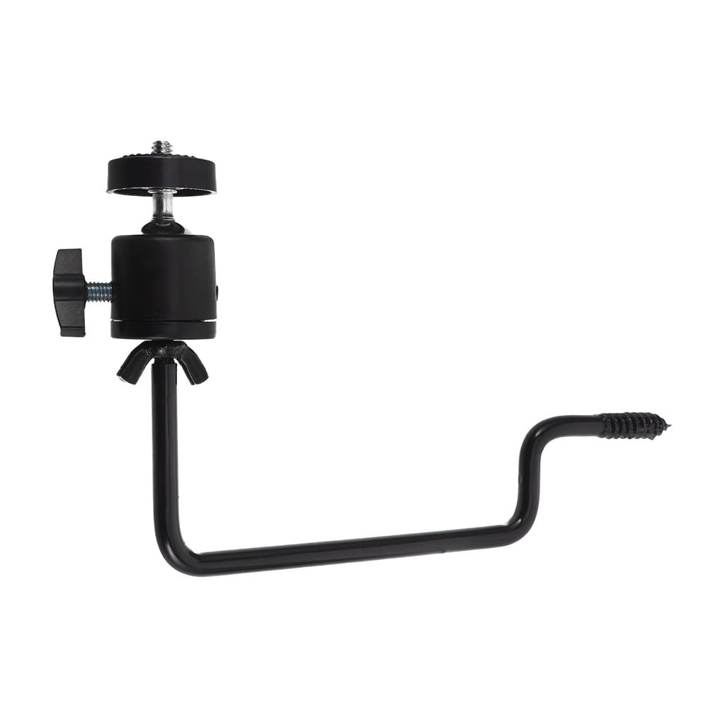 Versatile Black Camera Mount for Hunting and Outdoor Use with 360 Degree Rotation
