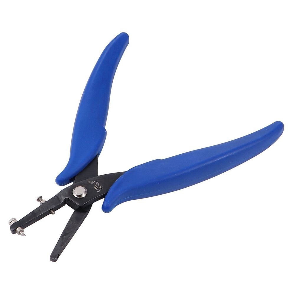 Heavy Duty Metal Belt Hole Puncher with Ergonomic Handle, 1-Pack Punching Tool for and Fabric