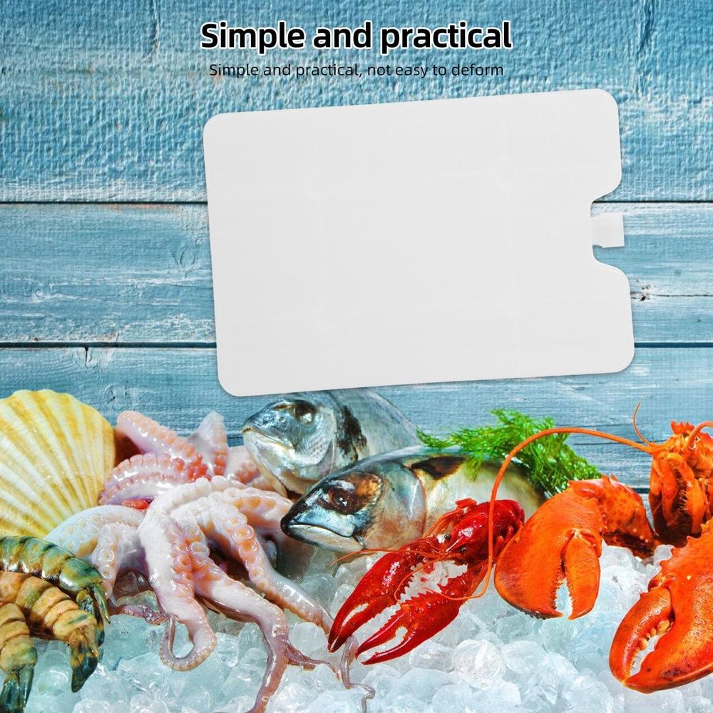 Ice Cooler Bags Multifunctional White for Food Preservation Convenient