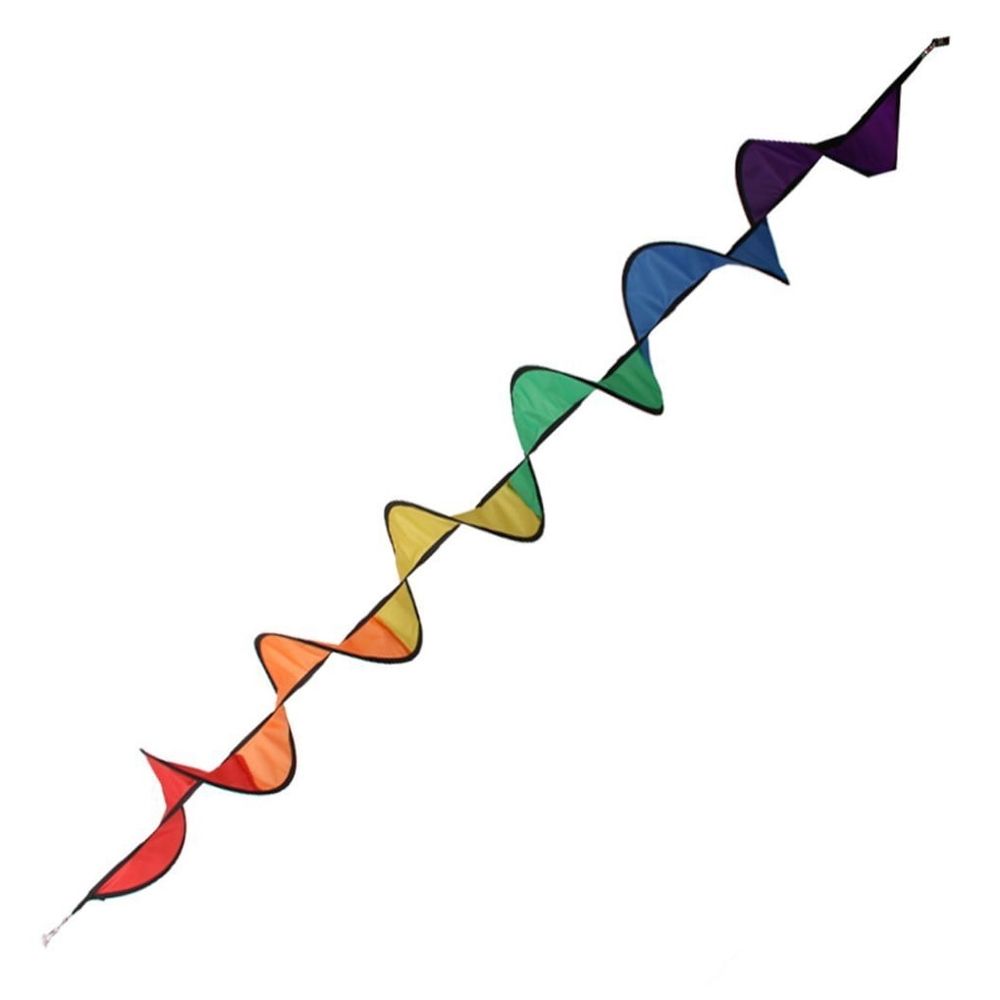 1Set Nylon Polyester Spiral Wind Spinner for Garden Decor Wind Spinners