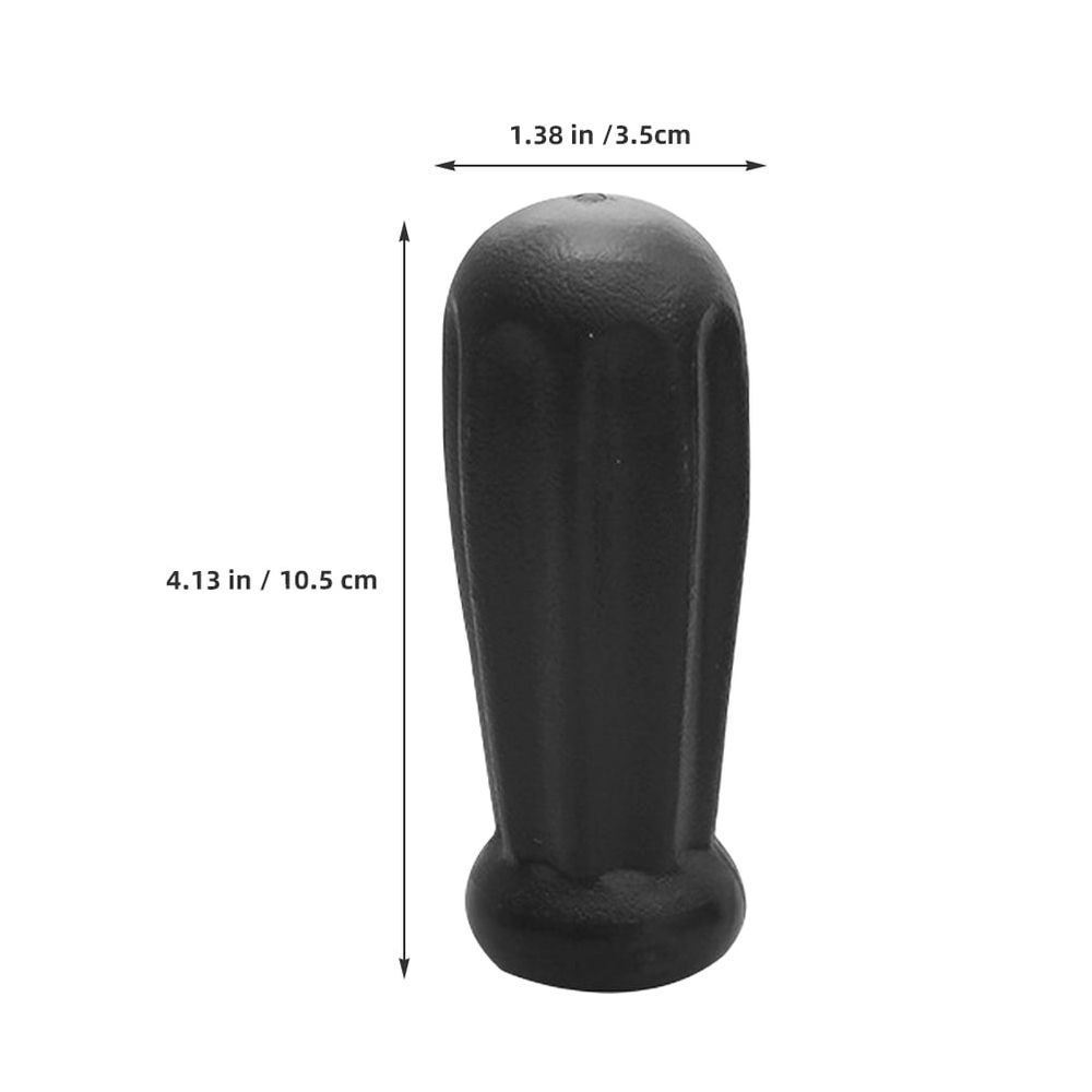 Foosball Rod Grip Handles Black Replacement Compact Design 2Pcs