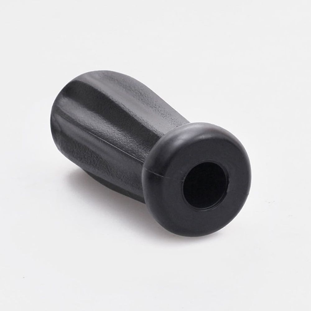 Foosball Rod Grip Handles Black Replacement Compact Design 2Pcs