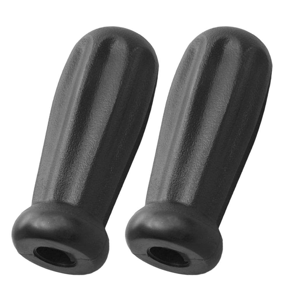 Foosball Rod Grip Handles Black Replacement Compact Design 2Pcs