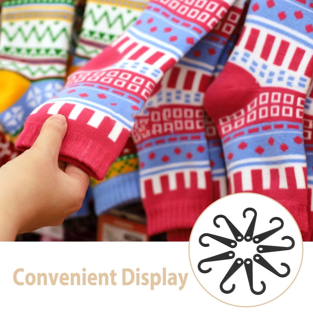 500Pcs Sock Display Rack for Organizing Hats, Gloves, Underwear, and Socks Efficiently