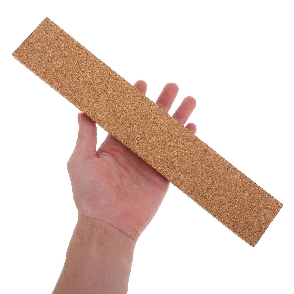 3Pcs Cork Board Strips for Walls Cork Wood Material 11.8X2X0.4In