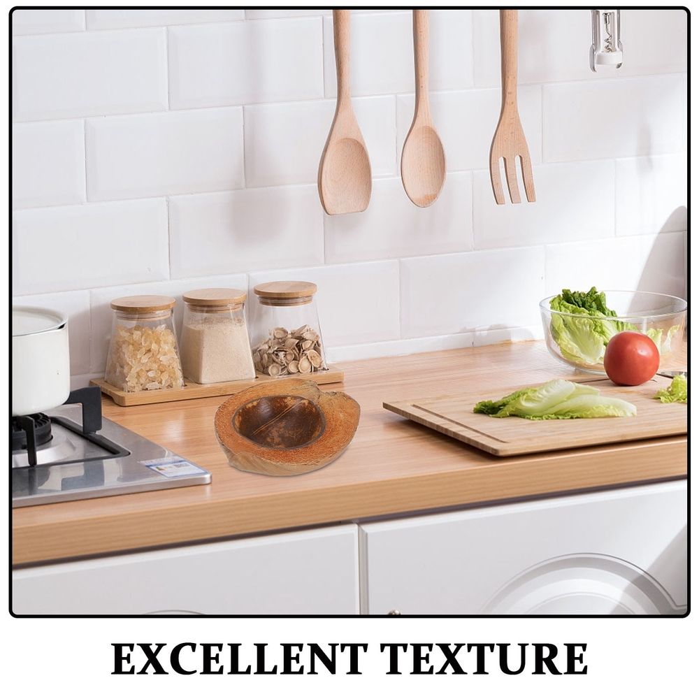 Decorative Coconut Shell Bowl Assorted Color Practical Multi-Purpose Use