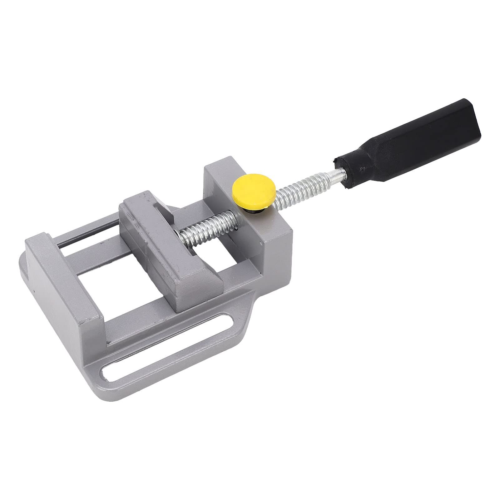 Aluminium Alloy Quick Release Flat Table Clamp Engraving Bench Drill Press Vise Milling Machine Worktable Bench Work Clamps or Vise Aluminum Parallel-jaw（23.8*11.6*4.5cm)