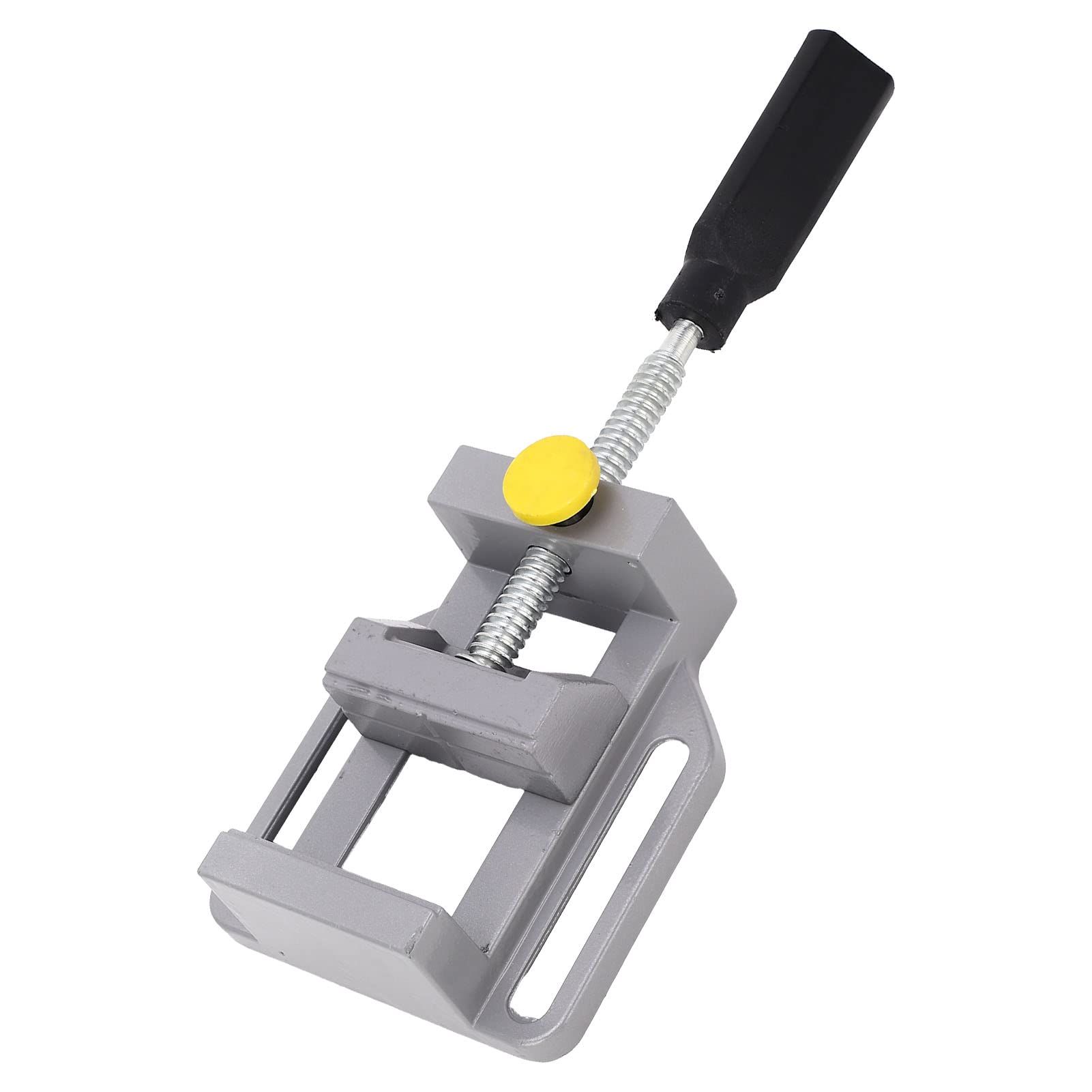 Aluminium Alloy Quick Release Flat Table Clamp Engraving Bench Drill Press Vise Milling Machine Worktable Bench Work Clamps or Vise Aluminum Parallel-jaw（23.8*11.6*4.5cm)