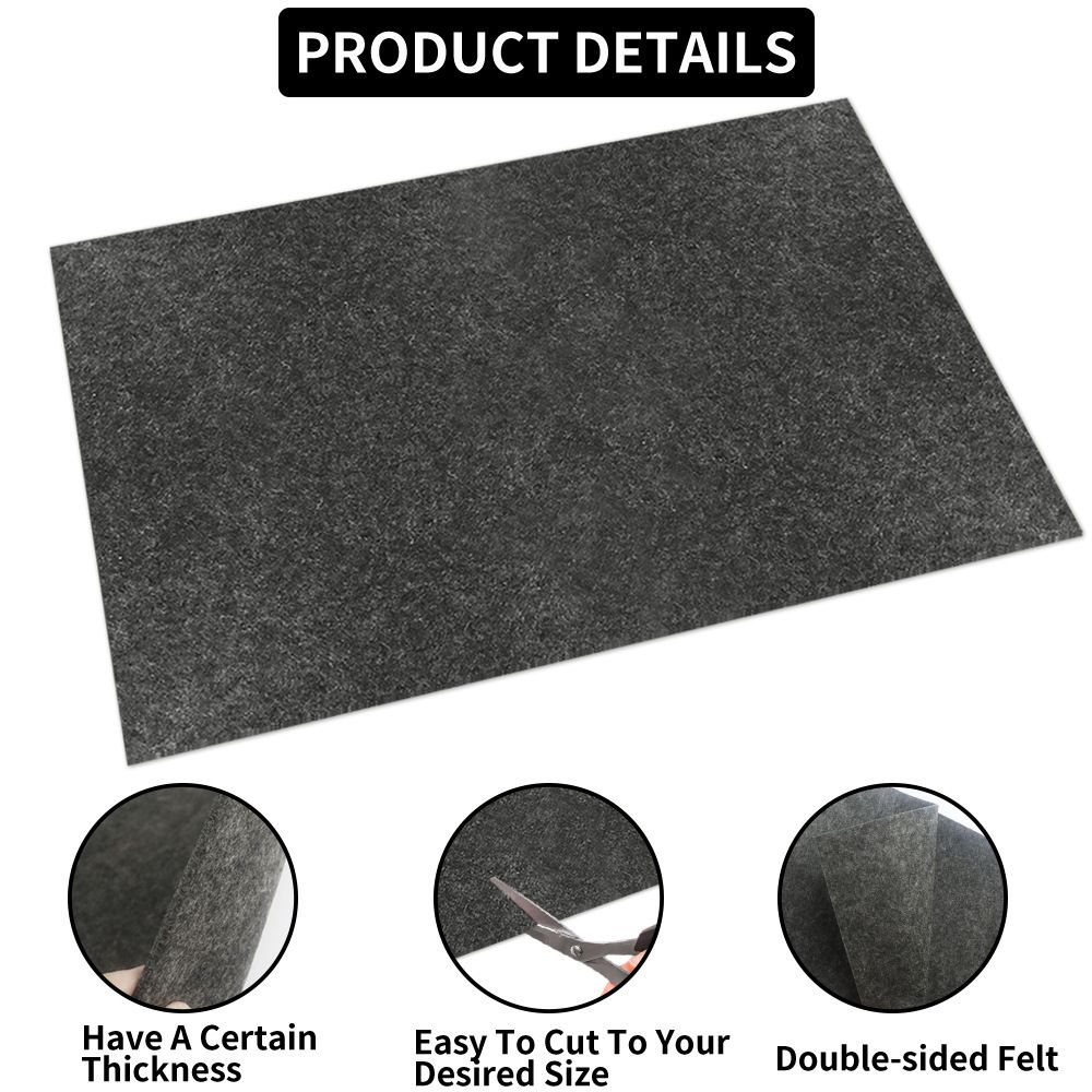 Oil Spill Mat (36" x 59"), Garage Floor Mat, Absorbent Oil Pad, Premium Maintenance Mat, Waterproof, Protect Garage Surface from Spill & Stain, Reusable, Washable, Durable, Black, 1PCS