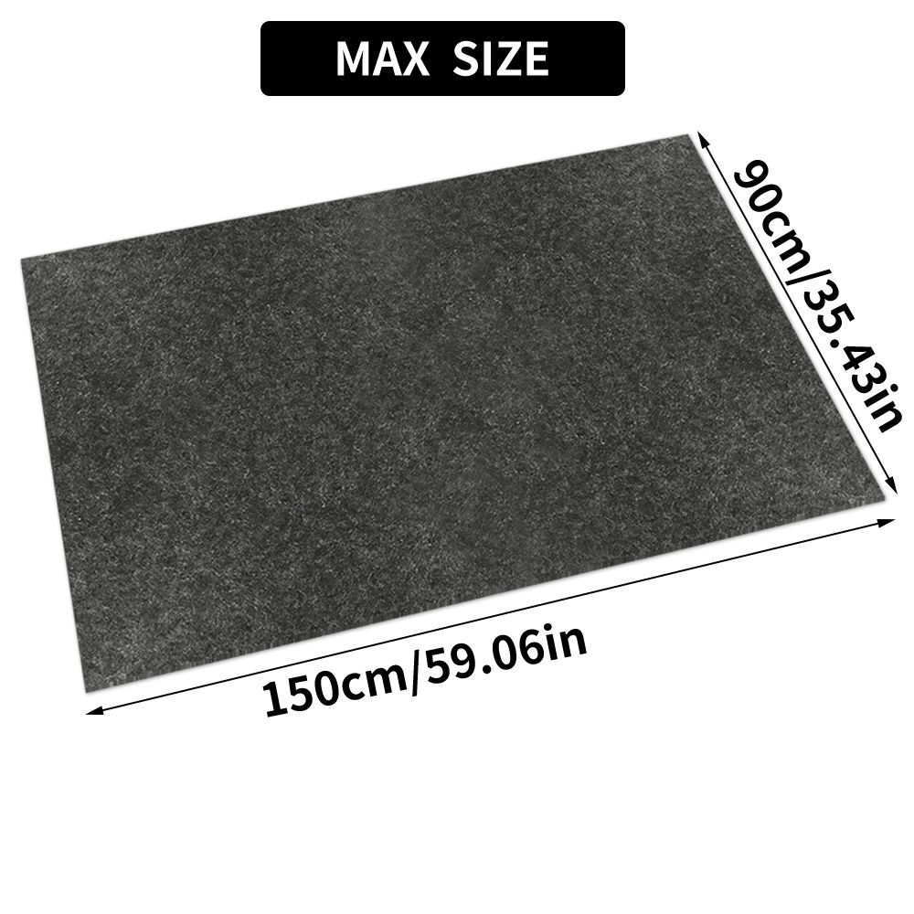 Oil Spill Mat (36" x 59"), Garage Floor Mat, Absorbent Oil Pad, Premium Maintenance Mat, Waterproof, Protect Garage Surface from Spill & Stain, Reusable, Washable, Durable, Black, 1PCS