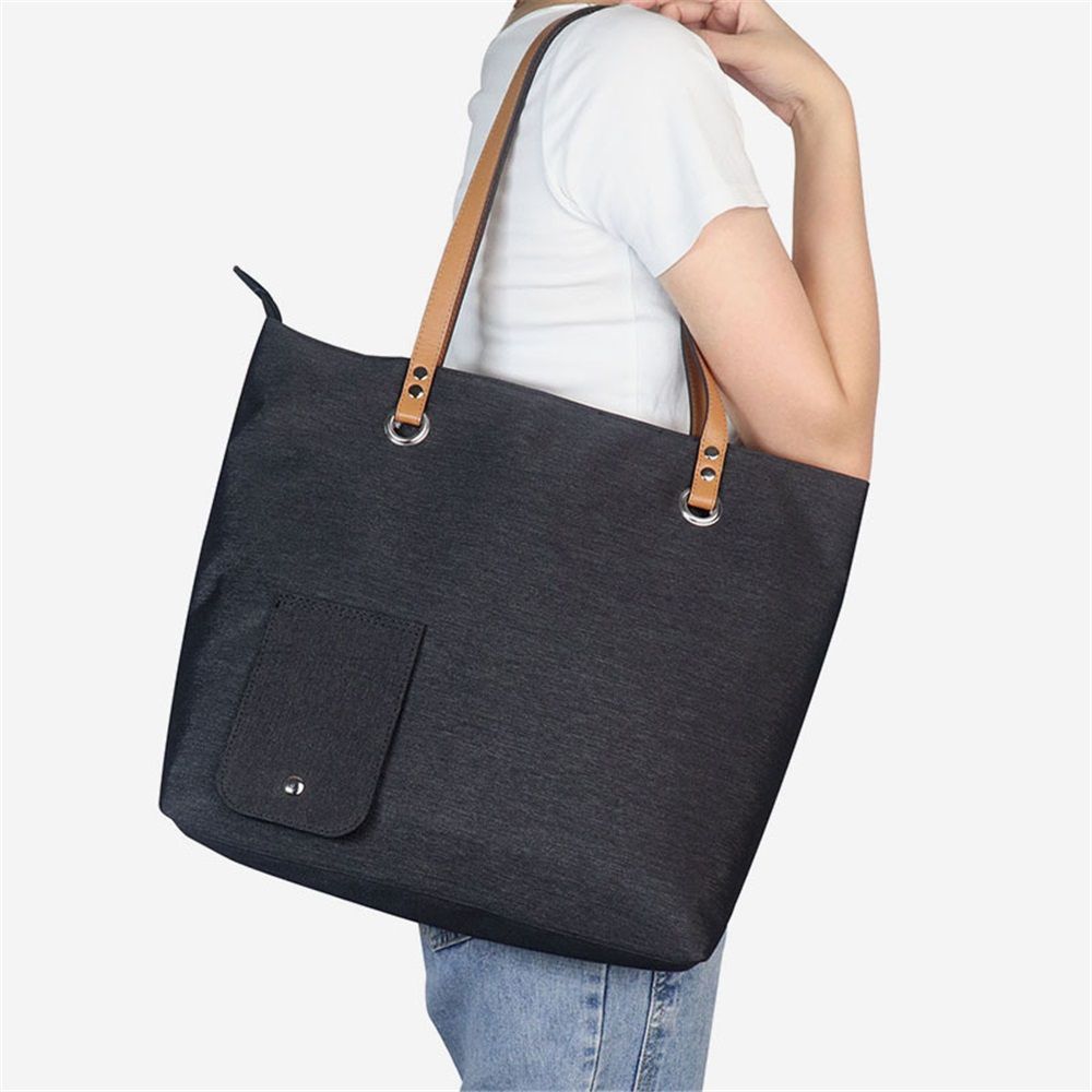 Portable Canvas Wine Tote with Drink Dispenser, Insulated Wine Bag, Black, One Size, Adult, Unisex（Comes with 3 inner compartments）