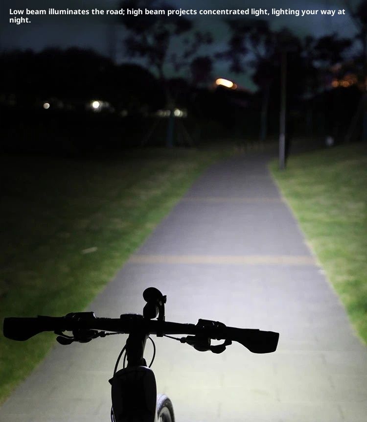 1200 Lumens Bike Light for Night Riding, USB-C Rechargeable Bike Headlight, Aluminium Alloy Waterproof Bike Front Light,LED Bike Light