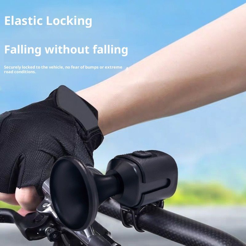 Electric Bike Horn, 120dB Electronic Bicycle Bell with Battery Operated Waterproof, Loud Bike Bell for Adults/Kids