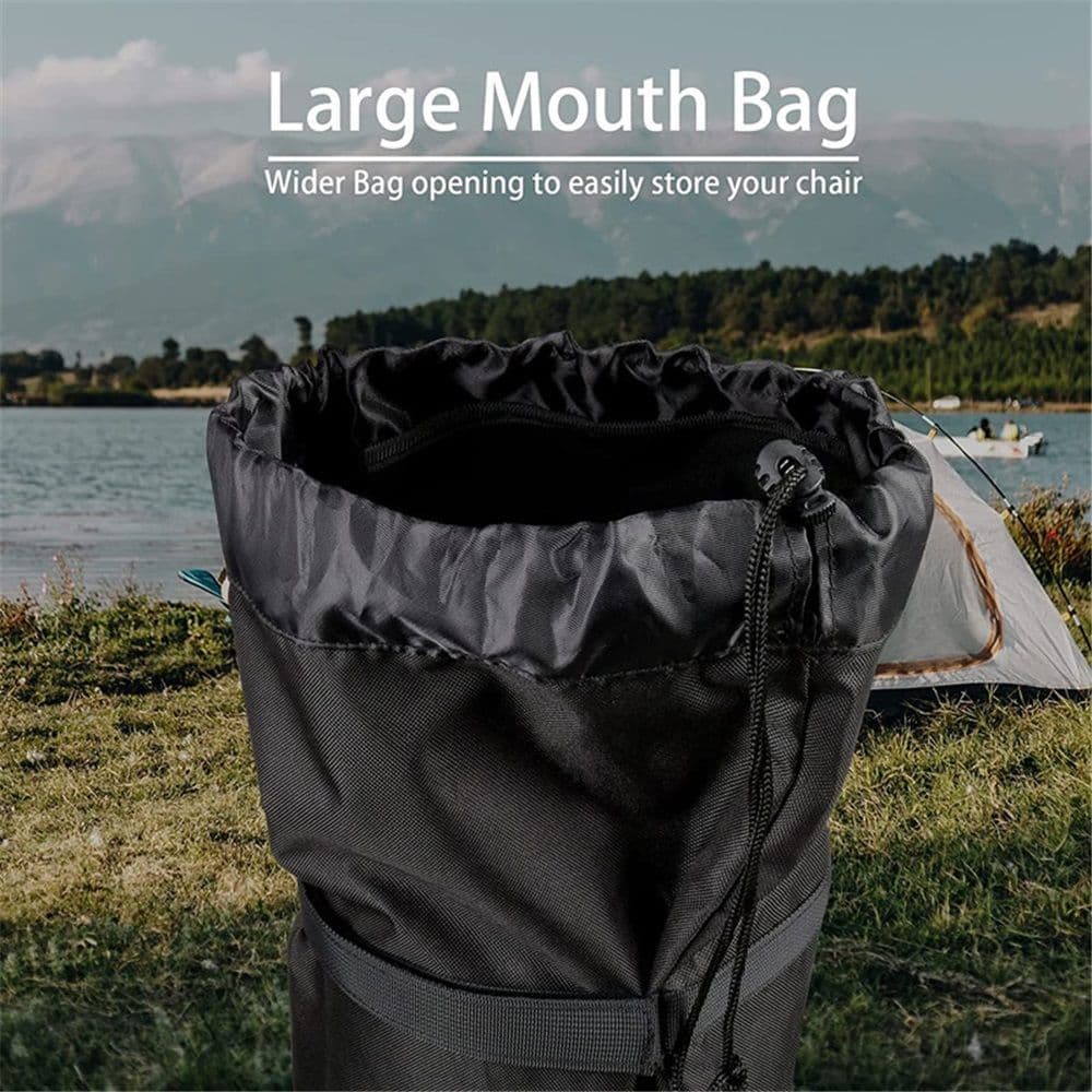 Foldable Camp Chair Replacement Bag Large Mouth Design 48 Inches Heavy Duty Storage Bag with Shoulder Strap for Outdoor Camping