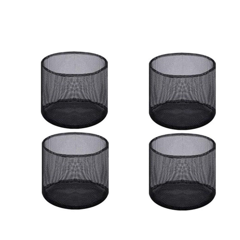 4 Pcs Aquatic Pond Planting Bags-7.1" H x 7.2" Dia Reusable Mesh Water Garden Pond Plant Pot-Breathable Round Lily Plant Pots for Pond Bog Plant Garden Terrestrial Plant